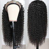 Amella Headband Wigs Glue Free Curly/Straight Human Hair Wigs On Sale For African American - amellahair