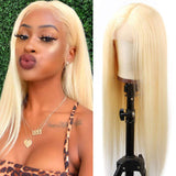Amella Hair 613 Blonde Body Wave Human Hair Wig 360 Lace Front Wig Natural Hairline