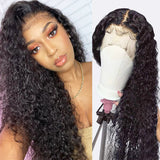 Amella Latest Fabulous Charming Water Wave 4x4 Lace Closure Wig 100% Human Hair