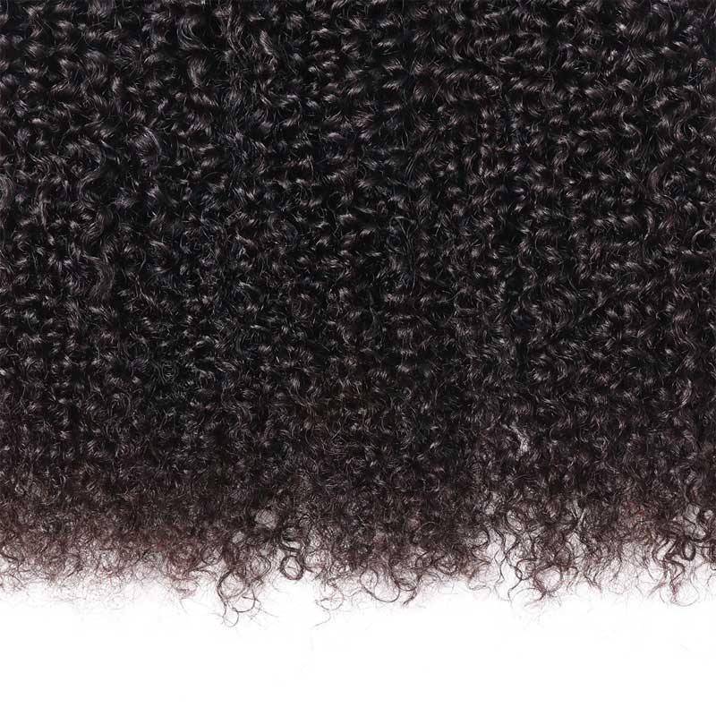 1 Bundle Kinky Curly Unprocessed Malaysian Virgin Remy Human Hair Weave - amellahair