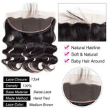 Body Wave 13x4 Lace Frontal Free Part Frontal Ear To Ear - amellahair
