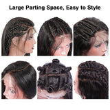 Amella Brazilian Human Hair 13x4 Lace Front Wigs 180% Density Wigs For Women - amellahair
