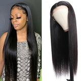 24-40 Inch Long Straight Lace Front Human Hair Wig-amellahair