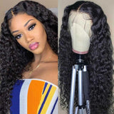Amella Human Hair Wigs 13x6 Water Wave Lace Frontal Wig Good Affordable Brazilian Hair Wig - amellahair