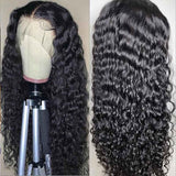 Amella Human Hair Wigs 13x6 Water Wave Lace Frontal Wig Good Affordable Brazilian Hair Wig - amellahair