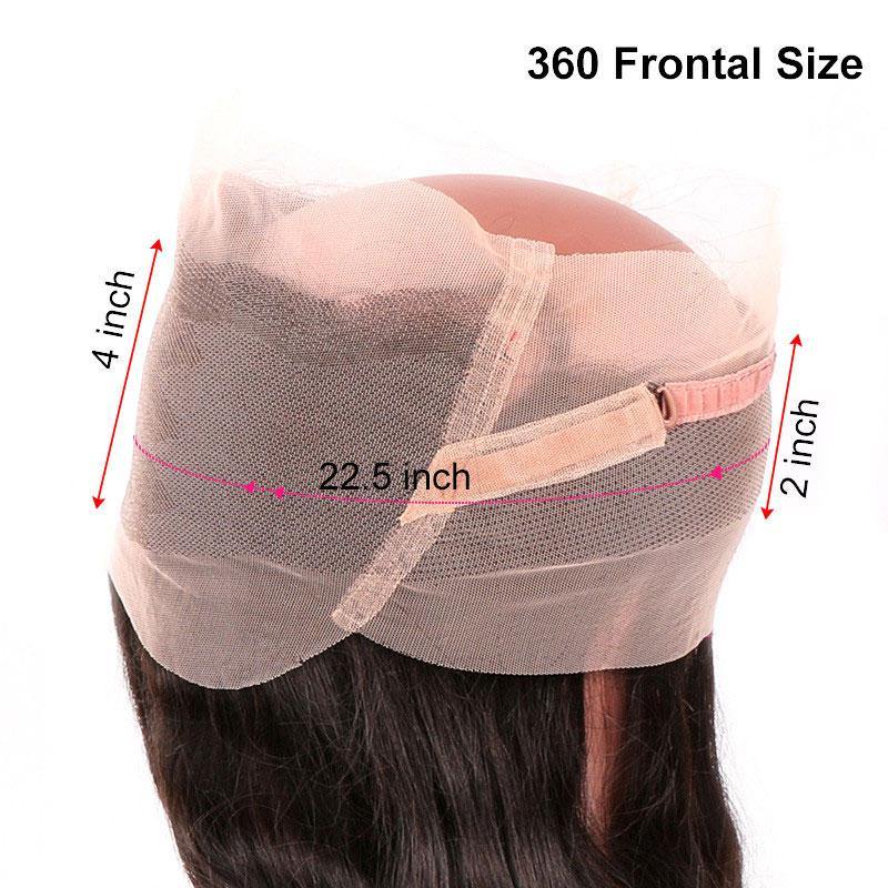 Amella Body Wave 360 Lace Frontal Human Virgin Hair Lace Frontal