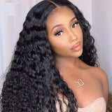 Amella Human Hair Wigs Water Wave 360 Lace Frontal Wig High Quality 360 Lace Wig - amellahair
