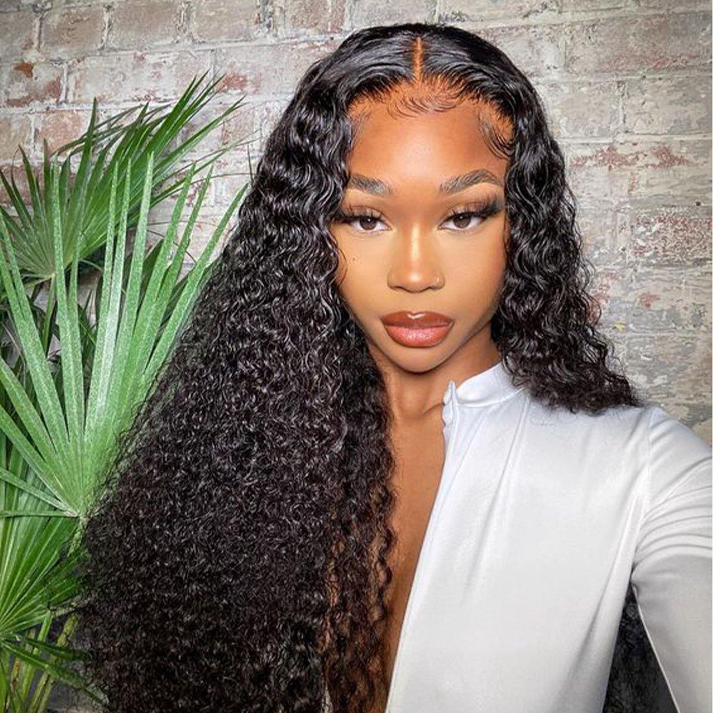 Amella Every Month Flash Sale 13X4 Frontal Deep Wave Wig 20 Inches