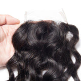 Water Wave 4x4 Lace Closure 100% Brazilian Human Hair - amellahair