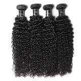 4 Bundle Deals Curly Hair Weave Real Brazilian Virgin Human Hair Online Site - amellahair