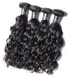 Water Wave Hair Brazilian 4 Bundles Human Virgin Hair Fast Shipping - amellahair