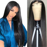 Amella Human Hair Wigs Silk Straight 5X5 Lace Closure Wig Pre Plucked Affordable Human Hair Wigs - amellahair