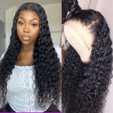 Amella Hair Deep Wave Hair Realistic Pre-plucked 360 Lace Frontal Wig for Women - amellahair