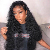 Fake Scalp Curly Lace Wig Natural Looking And More Realistic Fake Scalp Lace Front Wigs - amellahair