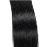 Amella 20pcs 50g Straight Tape In Hair Extensions #1 Jet Black 100% Virgin Hair - amellahair