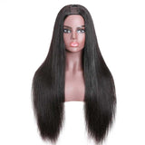 Amella U Part Wig 10-24 Inches Straight Beginner Friendly Affordable Human Hair Wigs - amellahair
