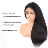 Amella Human Hair Wigs Kinky Straight 360 Lace Frontal Wig 12-30 Inches 360 Lace Wig For Sale - amellahair