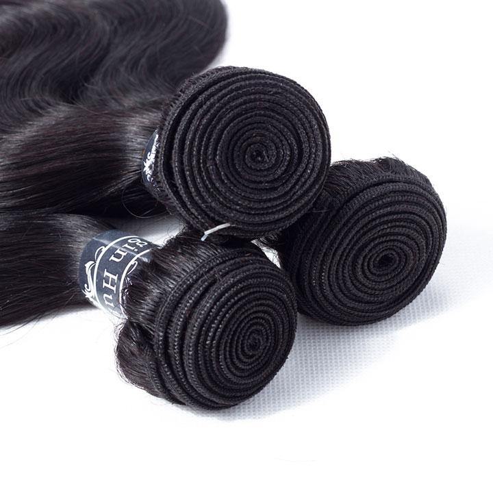Brazilian Body Wave Hair 3 Bundles Natural Human Hair Weave Bundles - amellahair