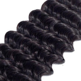1 Bundle Deep Wave Hair Natural Black Human Hair - amellahair