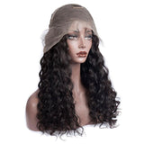 Long Deep Wave Full Lace 100% Human Hair Wigs 180 Density - amellahair