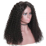 Transparent HD 13x4 Lace Front Wigs Curly Pre Plucked Wig Human Virgin Hair - amellahair